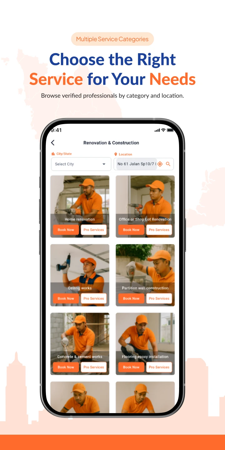 Pilih Kontraktor App - Feature 2